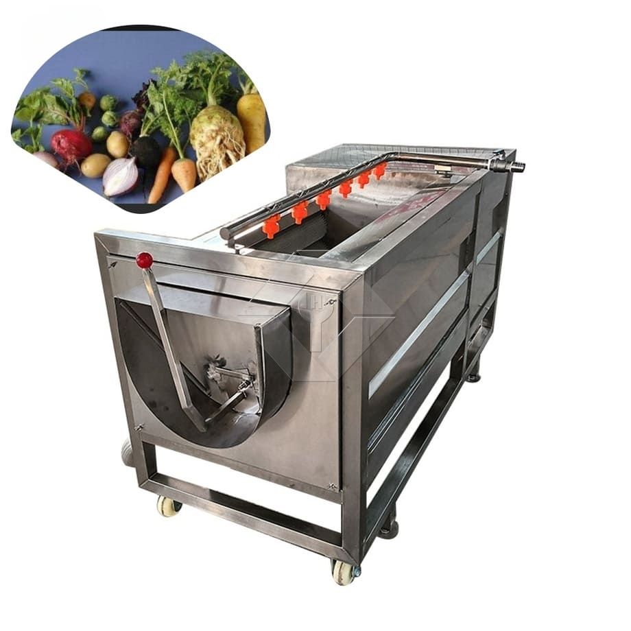 Viazi Tangawizi Matunda Roller Washer Cleaner