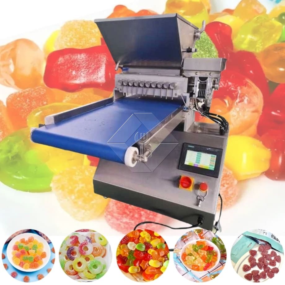 Dawati Otomatiki la Bear Jelly Candy Chocolate Desktop Mini ya Juu ya Eneo-kazi la Vitamini Gummy Desktop.