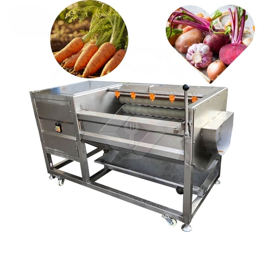 Viazi Tangawizi Matunda Roller Washer Cleaner