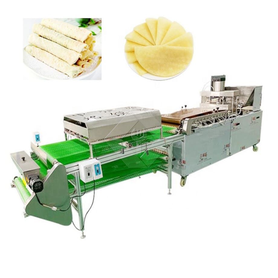 Chapati ya Mkate wa Pita Otomatiki Mkate wa gorofa Pancake Roti Tortilla Mashine ya Kutengeneza Lavashi ya Bata ya Kuchoma