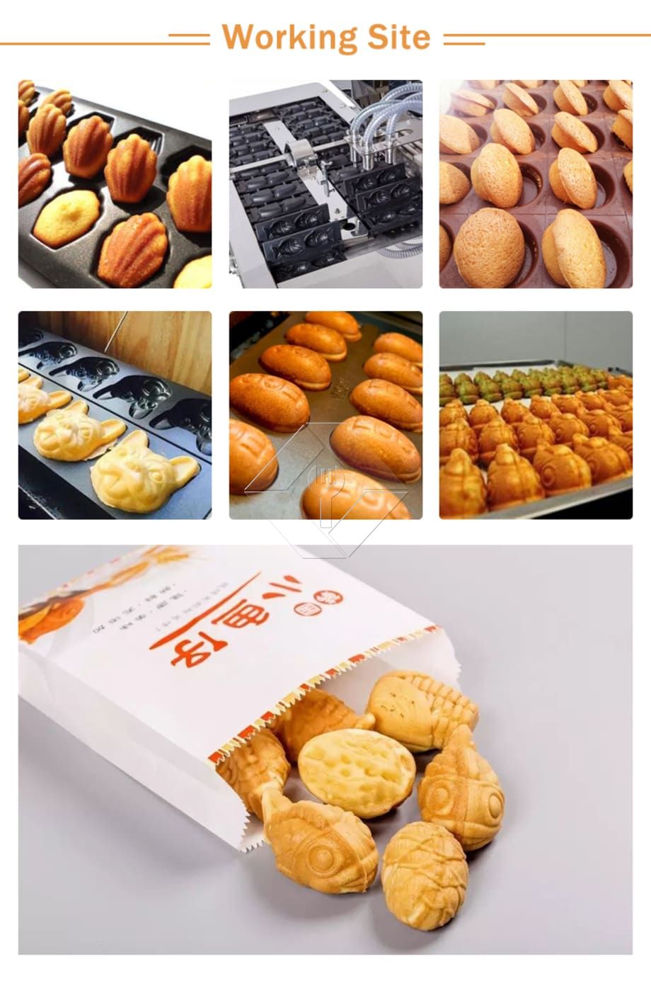 Mashine ya Keki ya Taiyaki ya Kiotomatiki kabisa Mashine ya Keki ya Taiyaki ya Kiotomatiki kabisa
