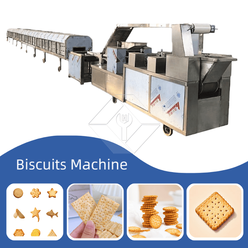 Mashine ya Kutengeneza Biskuti Kiotomatiki | Crisp & Hard Biscuit Line ya Uzalishaji | Vifaa vya Kuki za Viwanda Mashine ya Kutengeneza Biskuti Kiotomatiki | Crisp & Hard Biscuit Line ya Uzalishaji | Vifaa vya Kuki za Viwanda
