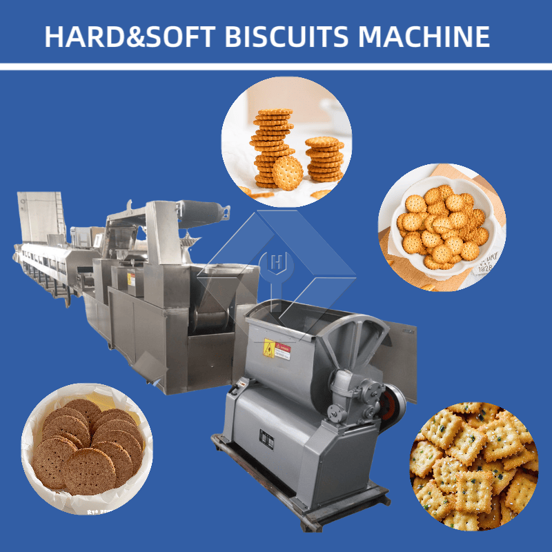Mashine ya Kutengeneza Biskuti Kiotomatiki | Crisp & Hard Biscuit Line ya Uzalishaji | Vifaa vya Kuki za Viwanda