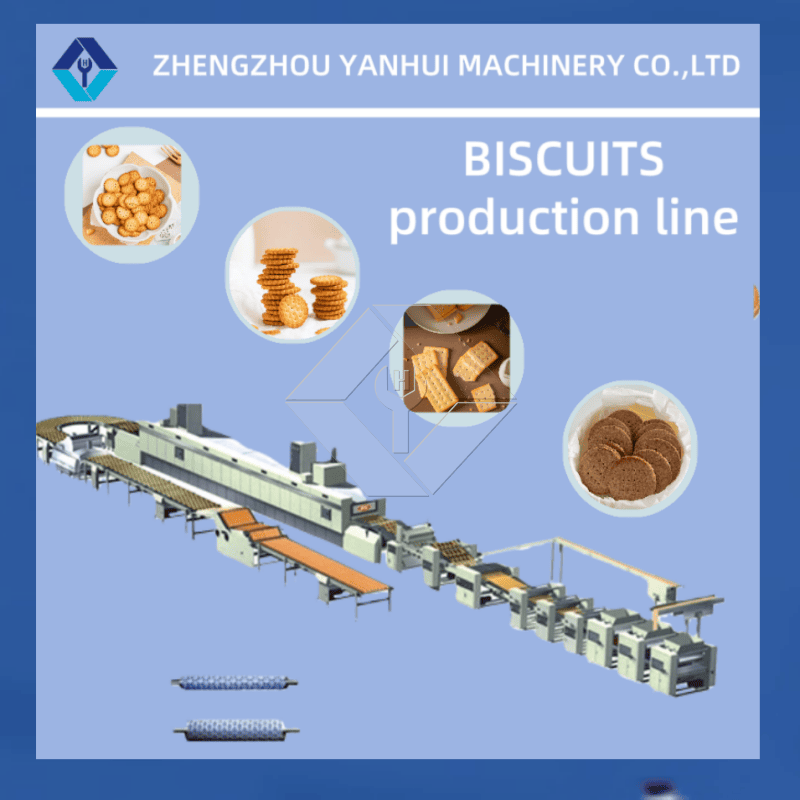 Mashine ya Kutengeneza Biskuti Kiotomatiki | Crisp & Hard Biscuit Line ya Uzalishaji | Vifaa vya Kuki za Viwanda
