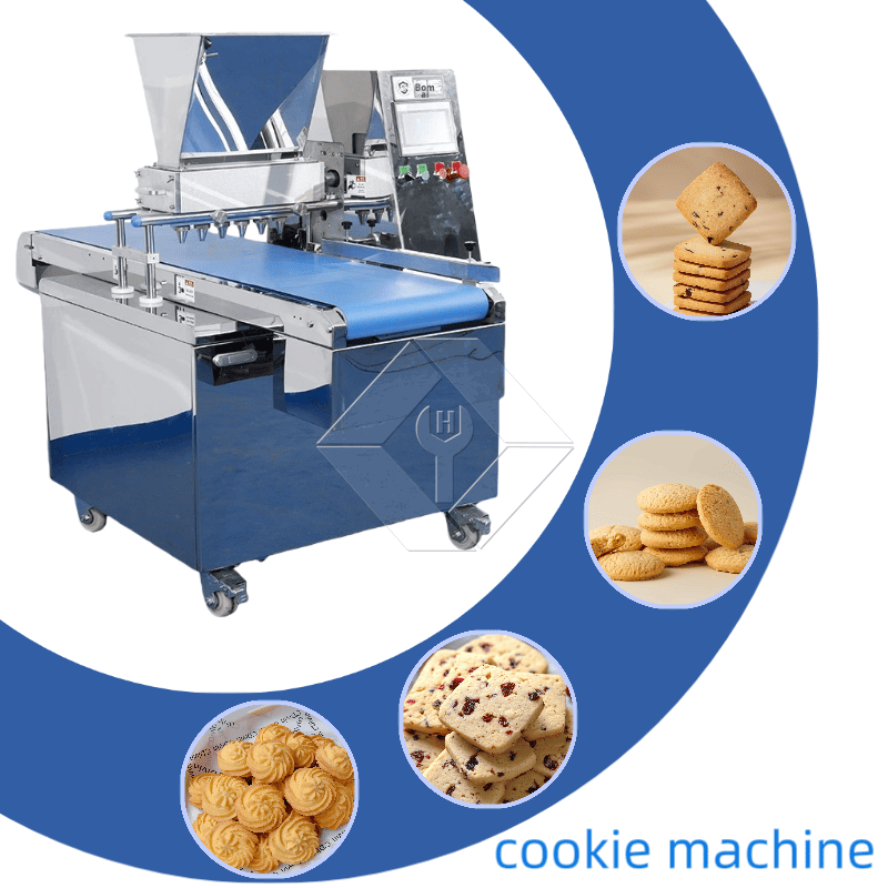 Mashine ya Kutengeneza Vidakuzi yenye Umbo Kiotomatiki yenye Dies Zinazoweza Kubadilishwa kwa Uzalishaji wa Biskuti Ulizobinafsishwa na Matumizi ya Viwanda ya Pato la Juu