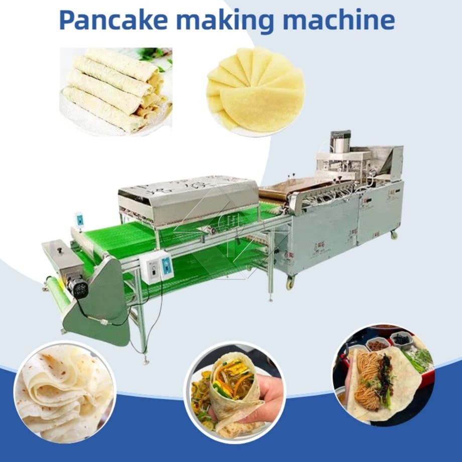Chapati ya Mkate wa Pita Otomatiki Mkate wa gorofa Pancake Roti Tortilla Mashine ya Kutengeneza Lavashi ya Bata ya Kuchoma