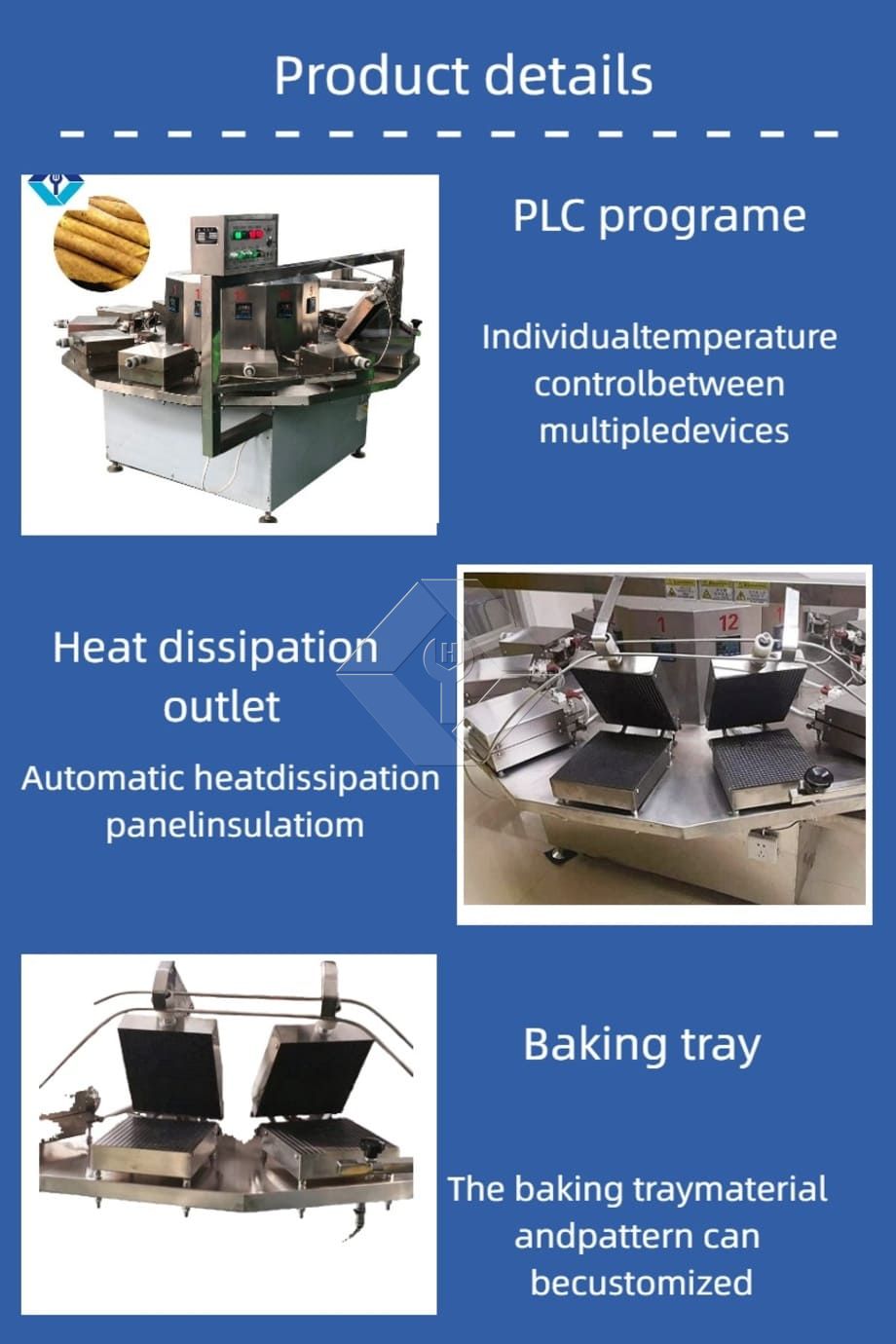 Rotary Rolling Sukari Koni Kuoka Ice Cream Poke Cornet Akavingirisha Cones Kutengeneza Machine Rotary Rolling Sukari Koni Kuoka Ice Cream Poke Cornet Akavingirisha Cones Kutengeneza Machine