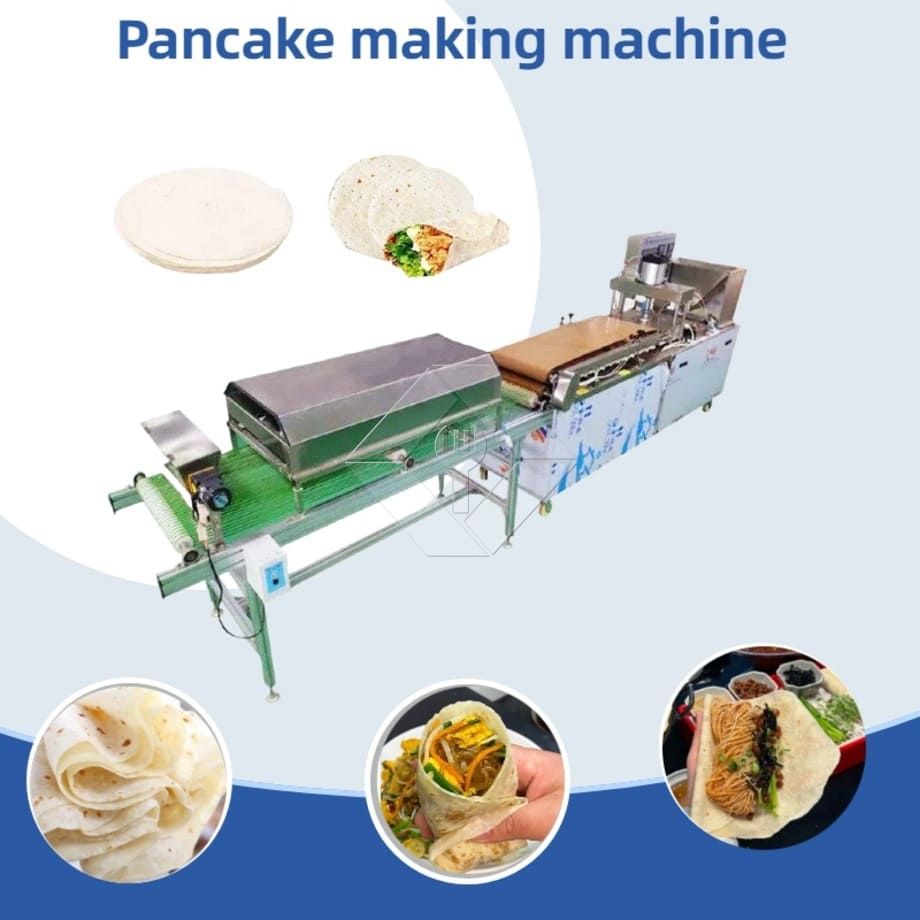 Chapati ya Mkate wa Pita Otomatiki Mkate wa gorofa Pancake Roti Tortilla Bata Choma Pancake Mashine ya Kutengeneza Lavash