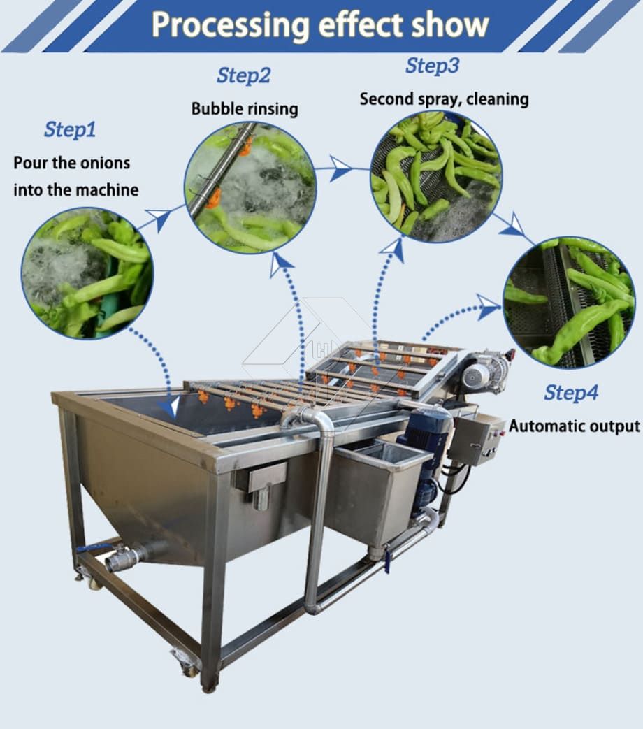 Washer wa Matunda na Mboga | Mashine ya Kuosha Mapovu kwa Usafishaji Bora wa Mazao Washer wa Matunda na Mboga | Mashine ya Kuosha Mapovu kwa Usafishaji Bora wa Mazao